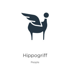 Hippogriff icon vector. Trendy flat hippogriff icon from people collection isolated on white background. Vector illustration can be used for web and mobile graphic design, logo, eps10