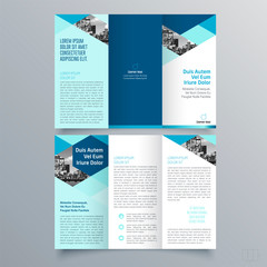 Brochure design, brochure template, creative tri-fold, trend brochure