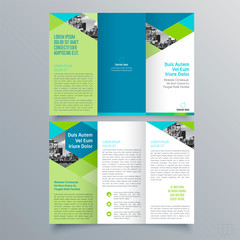 Brochure design, brochure template, creative tri-fold, trend brochure