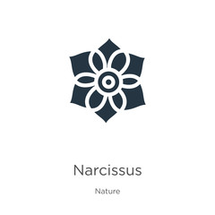 Narcissus icon vector. Trendy flat narcissus icon from nature collection isolated on white background. Vector illustration can be used for web and mobile graphic design, logo, eps10