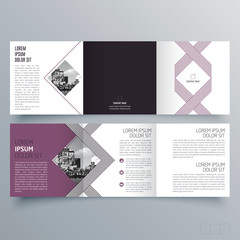 Brochure design, brochure template, creative tri-fold, trend brochure