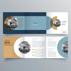 Brochure design, brochure template, creative tri-fold, trend brochure