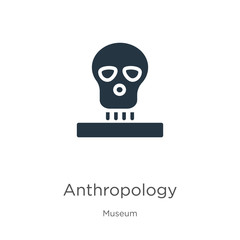 Anthropology icon vector. Trendy flat anthropology icon from museum collection isolated on white background. Vector illustration can be used for web and mobile graphic design, logo, eps10