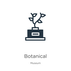 Botanical icon vector. Trendy flat botanical icon from museum collection isolated on white background. Vector illustration can be used for web and mobile graphic design, logo, eps10