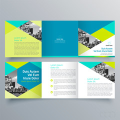 Brochure design, brochure template, creative tri-fold, trend brochure