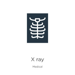X ray icon vector. Trendy flat x ray icon from medical collection isolated on white background. Vector illustration can be used for web and mobile graphic design, logo, eps10