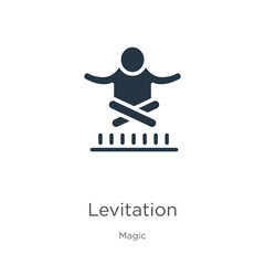 Levitation icon vector. Trendy flat levitation icon from magic collection isolated on white background. Vector illustration can be used for web and mobile graphic design, logo, eps10