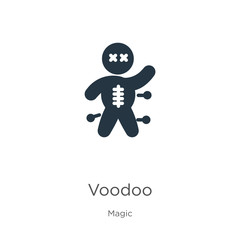 Voodoo icon vector. Trendy flat voodoo icon from magic collection isolated on white background. Vector illustration can be used for web and mobile graphic design, logo, eps10