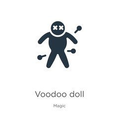 Voodoo doll icon vector. Trendy flat voodoo doll icon from magic collection isolated on white background. Vector illustration can be used for web and mobile graphic design, logo, eps10