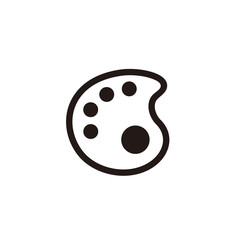 Obraz premium Simple color pallete flat icon design vector