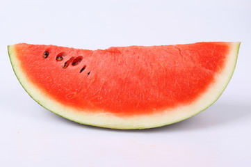 Watermelon slice isolated on white background