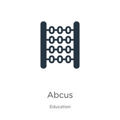 Abcus icon vector. Trendy flat abcus icon from education collection isolated on white background. Vector illustration can be used for web and mobile graphic design, logo, eps10
