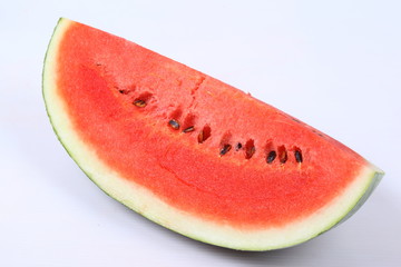 Fototapeta na wymiar Watermelon slice isolated on white background