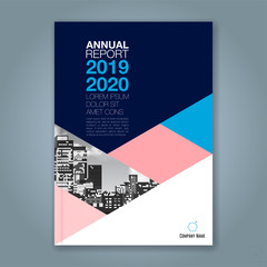 Abstract minimal geometric circle background for business annual report book cover brochure flyer poster