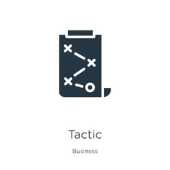 Tactic icon vector. Trendy flat tactic icon from business collection isolated on white background. Vector illustration can be used for web and mobile graphic design, logo, eps10