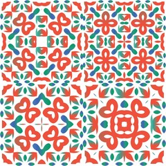 Mexican vintage talavera tiles.