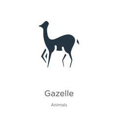 Gazelle icon vector. Trendy flat gazelle icon from animals collection isolated on white background. Vector illustration can be used for web and mobile graphic design, logo, eps10