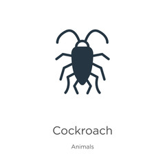 Cockroach icon vector. Trendy flat cockroach icon from animals collection isolated on white background. Vector illustration can be used for web and mobile graphic design, logo, eps10