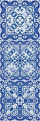 Traditional ornate portuguese azulejo.