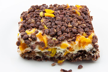 Steamed rice flour with red bean for Korean rice cake