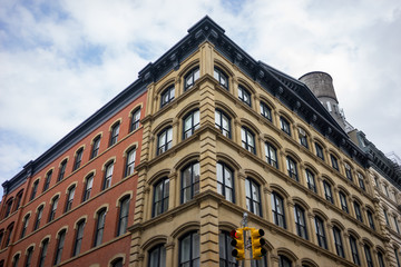Fototapeta na wymiar new york city typical buildings