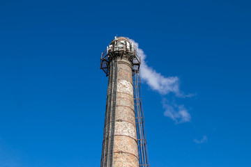 brick heating pipe and smoke from it
