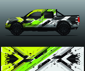 truck decal graphic wrap vector, abstract background