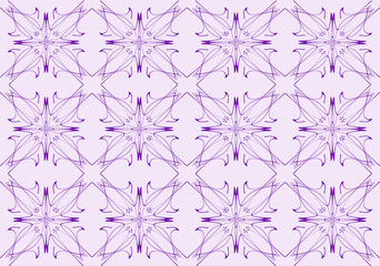 Seamless pattern design with floral background elements, beautiful ornaments