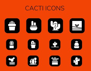 cacti icon set