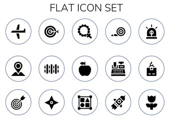 Modern Simple Set of flat Vector filled Icons