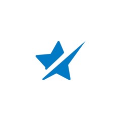 Star Logo Template vector icon illustration