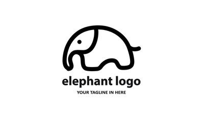 The concept of modern Sderhana elephant logo design is easy to remember