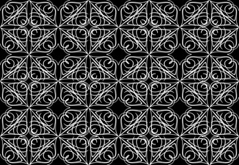 Seamless pattern design with floral background elements, beautiful ornaments