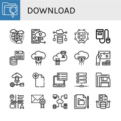 download simple icons set
