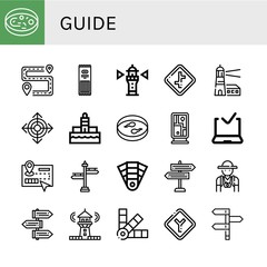 guide icon set