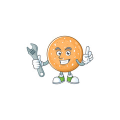 happily Mechanic sugar cookies cartoon character design