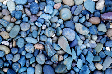 pebbles on the beach stone background