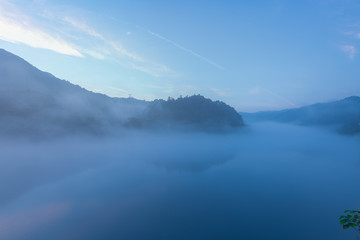 Fototapeta premium Water resources protection, environmental protection, green energy conservation.