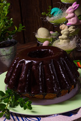 Delicious Polish Easter chocolate cake