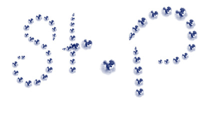 St. Patrick's Day Watercolor Floral Text On White Background With Space For Extra Text or Image