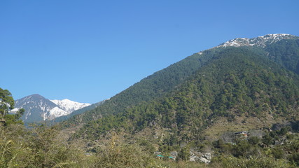 view of mountains