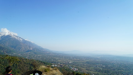 landscape with mountains