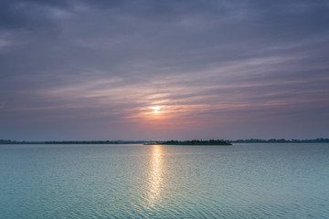 Beautiful Chinese natural landscape, water resources protection, environmental protection, sewage...