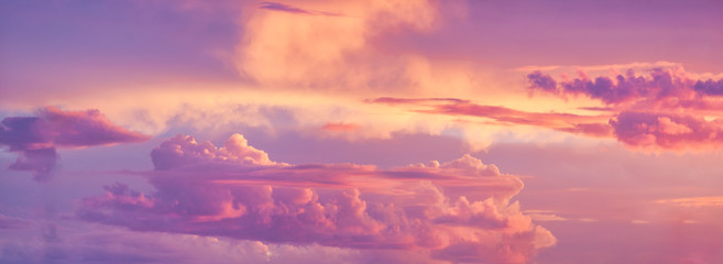 sunset clouds - obrazy, fototapety, plakaty
