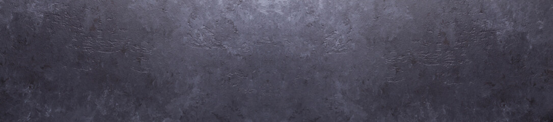 Fototapeta na wymiar Empty dark stone surface texture Long banner format Old textured background