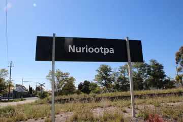 town sign