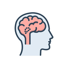 Color illustration icon for hypothalamus