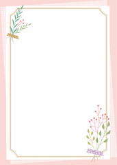 decorative frame.A good frame for writing with stationery or notepaper background.Decorated background.Good background for writing.Background image.
