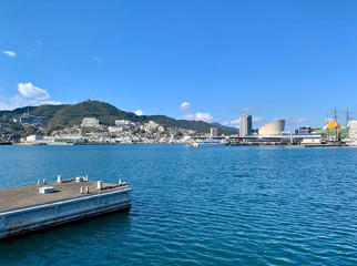 Obraz premium 稲佐山と長崎港