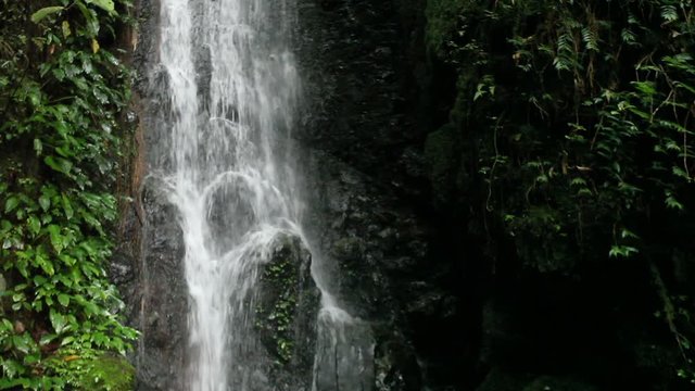 River and waterfall in Kinabalu, Borneo, Malaysia